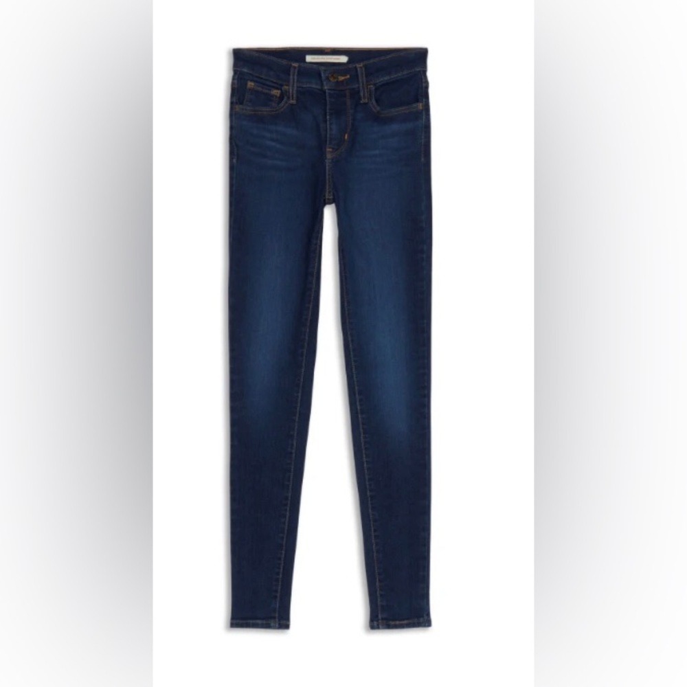 Levi's Women's 26 720 High Rise Super Skinny Jeans Dark Wash Indigo NEW